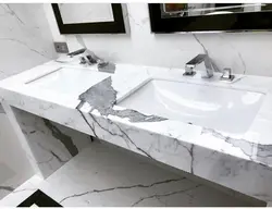 Marble countertops bathroom photo