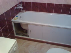 Sliding panels for bathroom photo