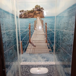 Фото панелей для ванной море