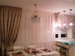 Фото шторы для кухни спальни