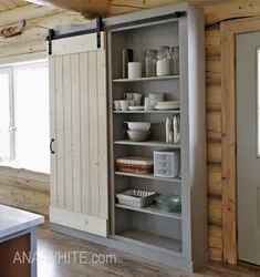 Шкафы на кухню из дерева фото