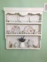 Полки для посуды на кухню фото