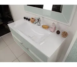 Белая раковина в ванную комнату фото