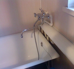 Фото как закрыть смеситель в ванной