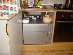 Посудомоечная Машина В Хрущевке Фото Маленькой Кухне