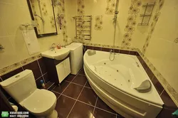 Фото ванны и туалета в кирпичных домах