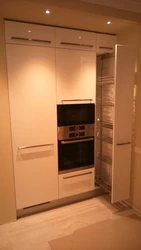 Кухня Холодильник И Духовой Шкаф Рядом Фото