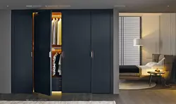 Встраиваемые шкафы с распашными дверями в прихожую фото