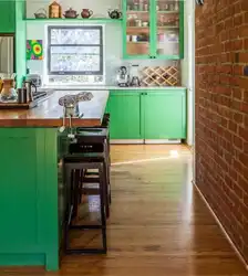 В какой цвет покрасить кухню на даче фото