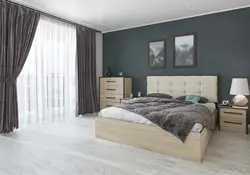 Chipboard in the bedroom interior