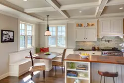 Kitchen interior with 5 windows