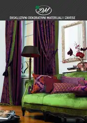 Бордовый и зеленый в интерьере гостиной