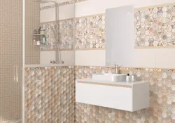 Дизайн ванной плиткой морелла