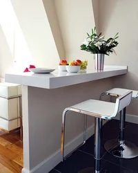Узкие столы на кухню дизайн