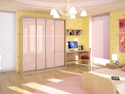 Дизайн шкафа в детскую спальню