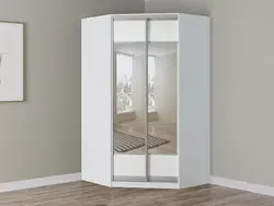 Фото угловой шкаф в спальню с зеркалом
