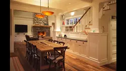 Kitchen design in basement