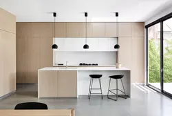Прямая кухня дизайн минимализм