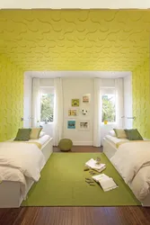 Желто Зеленый Интерьер Спальни