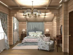Дизайн Спальни В Доме Из Клееного Бруса