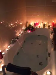 Ванна при свечах фото