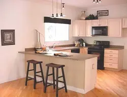 Как расположить стол на кухне фото
