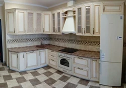 Кухня Белая С Патиной Фото