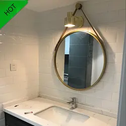 Inexpensive bathroom mirror photo