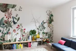 Рисунки на стенах в интерьере квартир