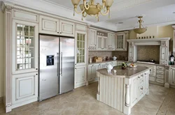 Кухня Фото Светлая Холодильник