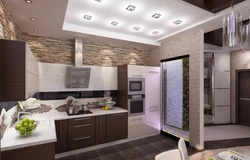 Потолки на кухню с прихожей дизайны