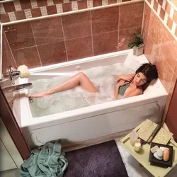 Как делали фотографии в ванной