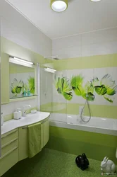 Дизайн ванной в трех цветах