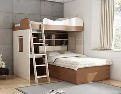 Фото двухъярусная кровать в спальне