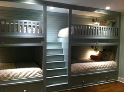 Photo of a bunk bed in the bedroom