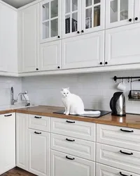 Белая кухня икеа фото