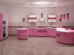 Фото Плитки Кухня Розовый