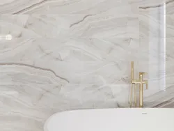 Дизайн ванны керамогранит оникс