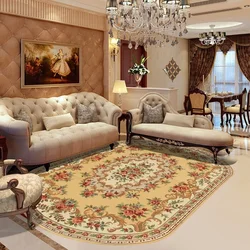 Классические ковры в современном интерьере гостиной