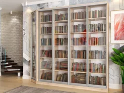 Книжные шкафы для квартиры фото