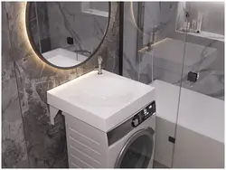Ванна унитаз раковина стиральная машина интерьер