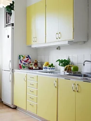 Лимонная кухня в интерьере