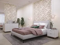Флизелиновые обои интерьер спальни