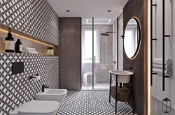 Дизайн ванной комнаты контемпорари