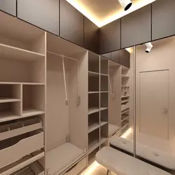 Dressing room design 16 sq m