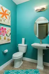 Стены в ванной комнаты и туалета фото
