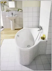 Фото ванной с сидячей ванной