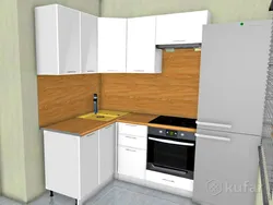 Современные Кухни Дизайн Фото Угловые Маленькие С Холодильником