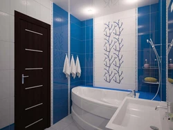 Bathroom tile design photo 3 sq m