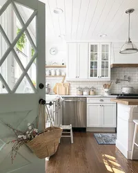 Скандинавский Стиль В Кухне Загородного Дома Внутри Фото